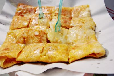 Close-up of food in plate