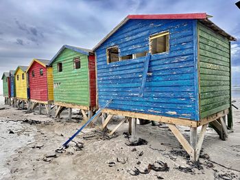 Built structures against sky