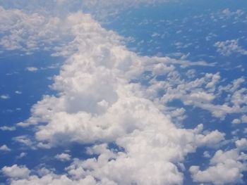 Low angle view of clouds in sky