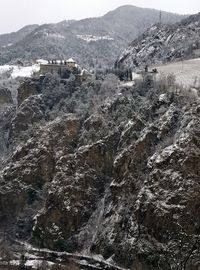 Aerial view of landscape against sky