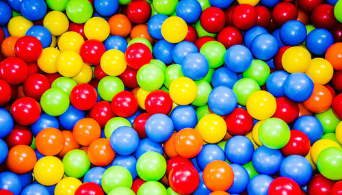 Close-up of colorful candies