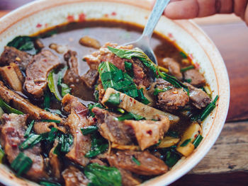 Close-up of food in bowl