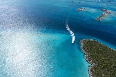 Aerial view of islands
