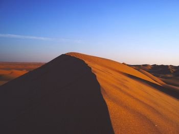 Landscape with mountain range in background