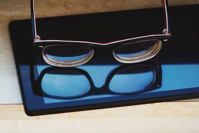 Close-up of sunglasses