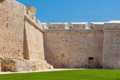 The bastions of mdina in malta