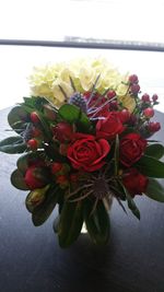 Close-up of rose bouquet