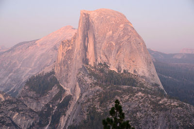 Scenic view of mountain against sky