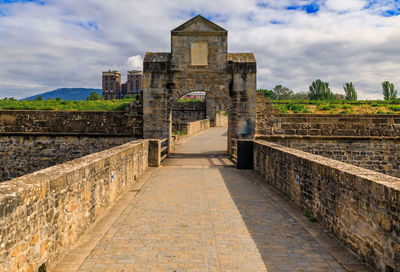 View of historic building against sky