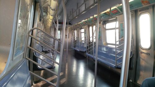 Interior of train