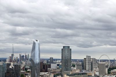 Modern buildings in city of london against sky