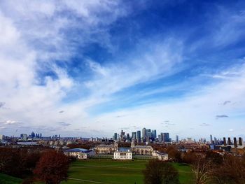 Cityscape against sky