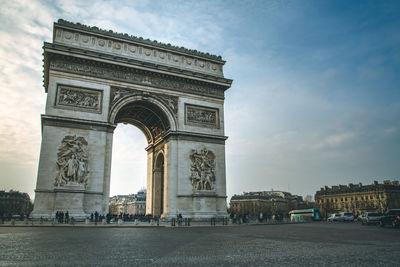 Low angle view of monument