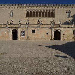 Facade of historical building