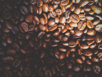 Full frame shot of coffee beans