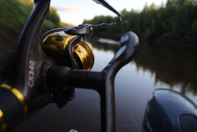 Close-up of car