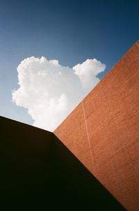 Low angle view of building against sky