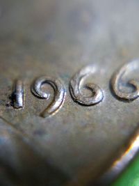 Close-up of metal
