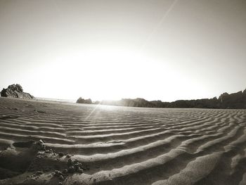 Scenic view of desert