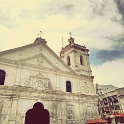 Low angle view of historical building against sky