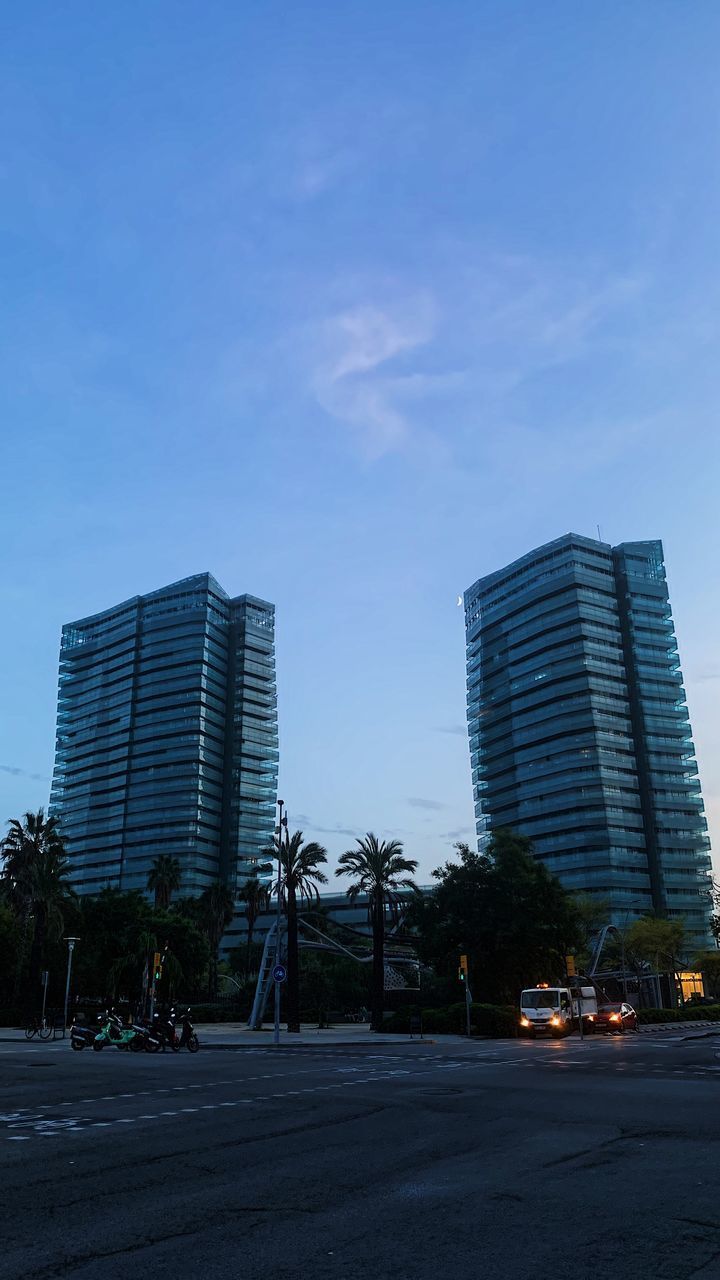 MODERN BUILDINGS AGAINST SKY