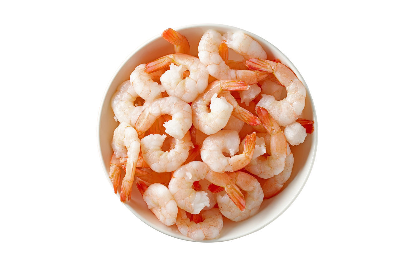food and drink, food, cut out, white background, healthy eating, bowl, indoors, wellbeing, studio shot, produce, freshness, dish, no people, large group of objects, cuisine, shrimp, seafood