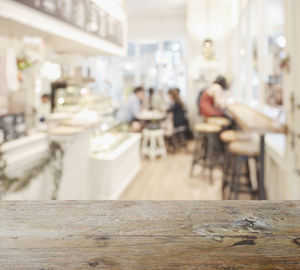 Group of people in restaurant