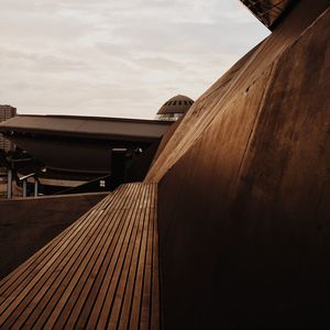 Roof of building against sky