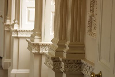 Close-up of window in house