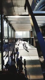 People walking in airport