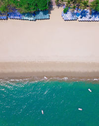 Aerial view of beach