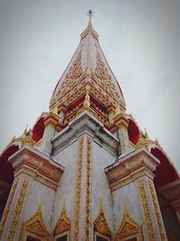 Low angle view of temple