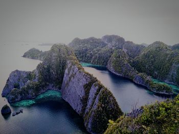 Scenic view of river against sky