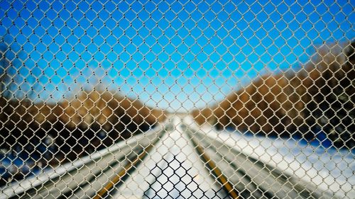 Full frame shot of chainlink fence