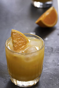 Close-up of drink on table