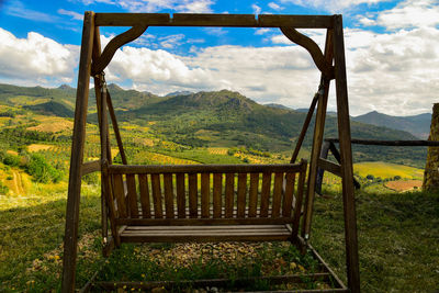 Scenic view of landscape against sky