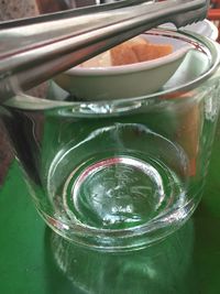 Close-up of drink on table