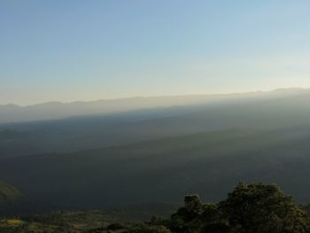 Scenic view of mountains