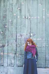 Close-up of wooden wall