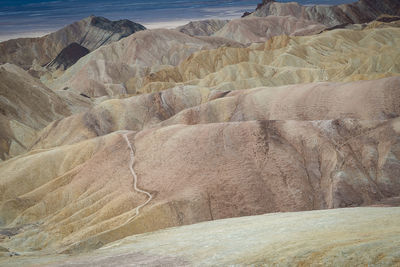 Rock formations on land