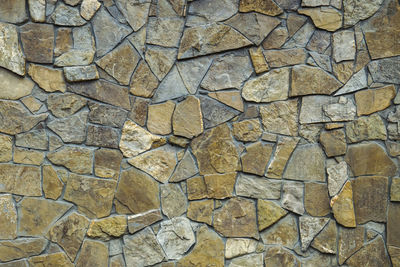 Full frame shot of stone wall