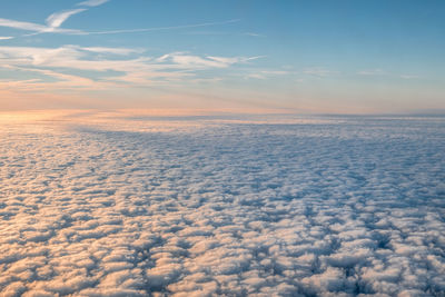 Scenic view of cloudscape during sunrise