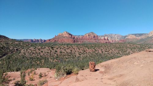 Rock formations in a desert