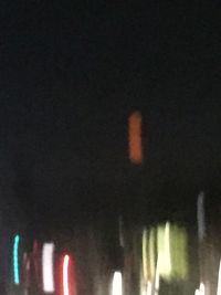 Low angle view of illuminated building