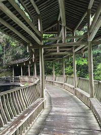 Empty footbridge