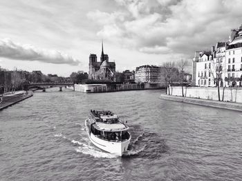 River with buildings in background