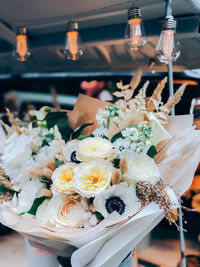 Close-up of rose bouquet