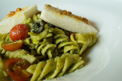 Close-up of food in plate