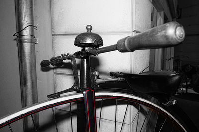 Close-up of electric lamp