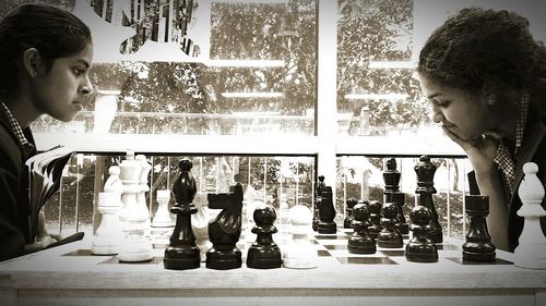 Full frame shot of chess